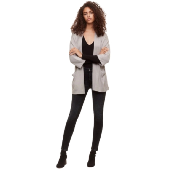 Aritzia Gray Women's Cardigan - Picture 2 of 16
